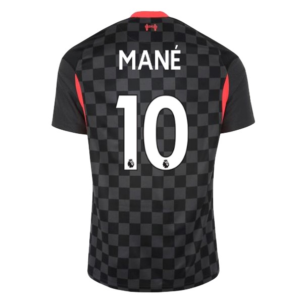 Camiseta Liverpool NO.10 Mane Tercera 2020-2021 Negro